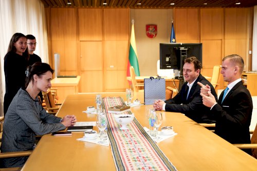 Susitikimas su LR Seimo pirmininke 2021-09-20